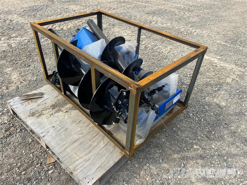 AGT 14 in 12 and 6 in Skid Steer Auger (Unused) مثاقيب