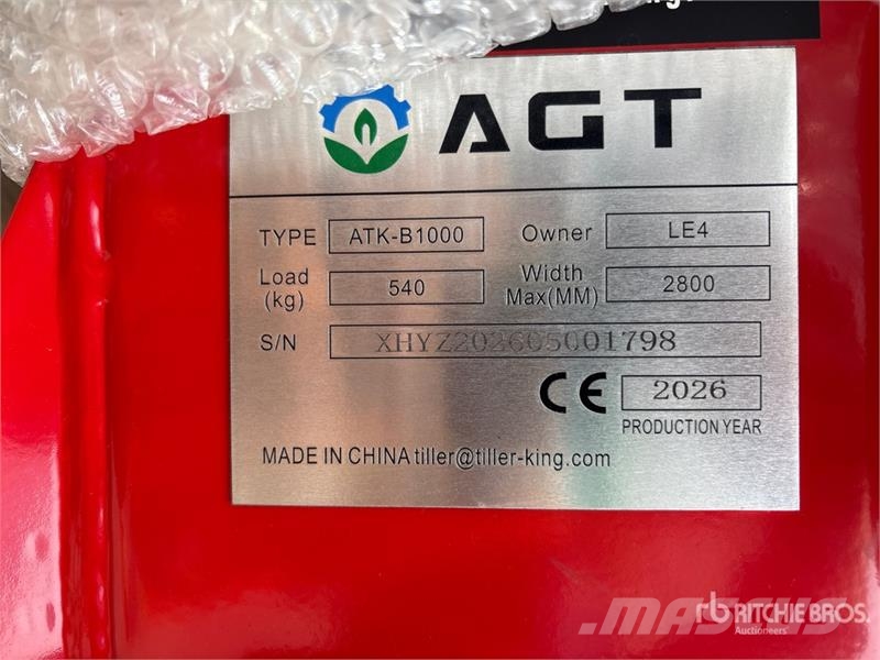 AGT ATK-B1000 2 Post 10000 lb Vehicle Lift (Unused) Construction - Others