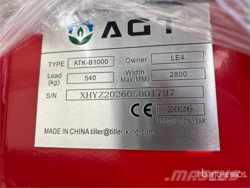 AGT ATK-B1000 2 Post 10000 lb Vehicle Lift (Unused) Construction - Others