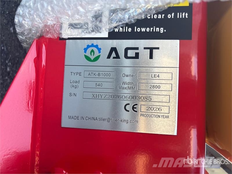 AGT ATK-B1000 2 Post 10000 lb Vehicle Lift (Unused) Otros