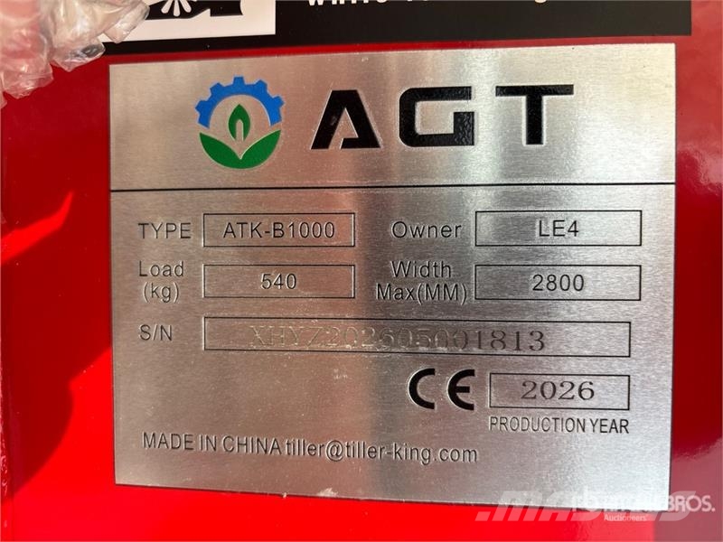 AGT ATK-B1000 2 Post 10000 lb Vehicle Lift (Unused) Construction - Others