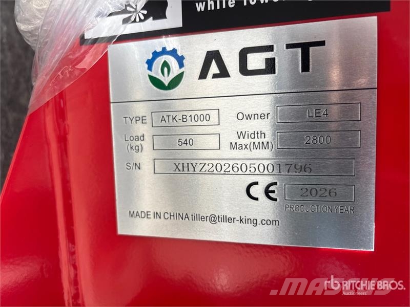 AGT ATK-B1000 2 Post 10000 lb Vehicle Lift (Unused) Construction - Others