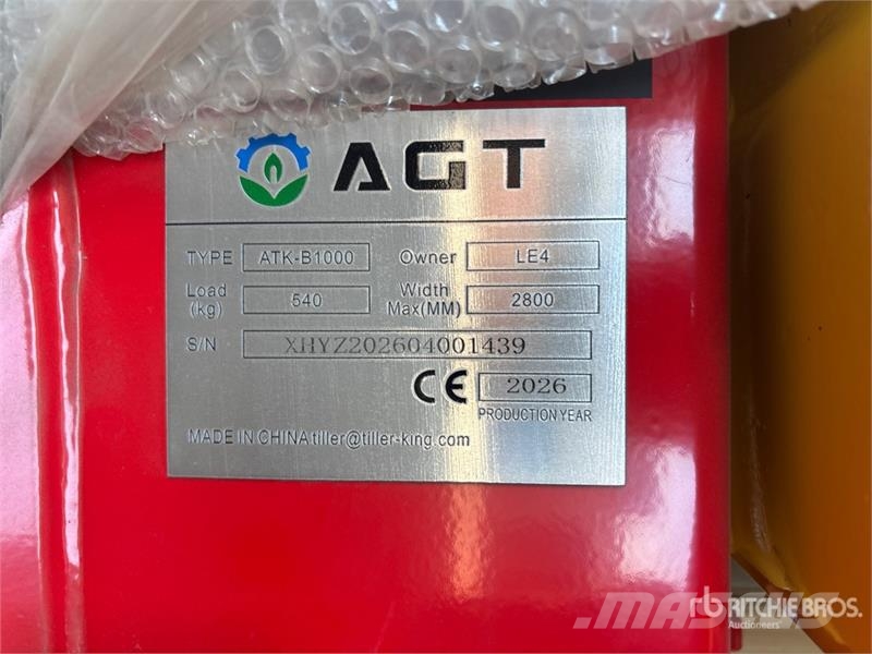 AGT ATK-B1000 2 Post 10000 lb Vehicle Lift (Unused) Construction - Others