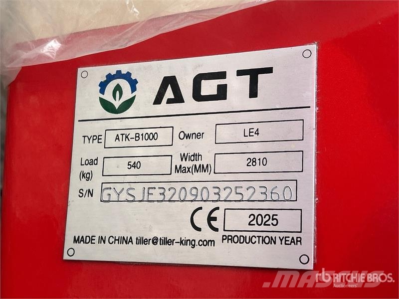AGT ATK-B1000 2 Post 540 kg Vehicle Lift (Unused) Entreprenad - Övrigt
