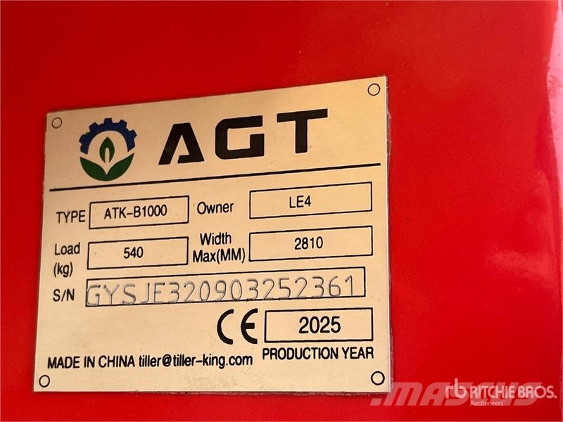 AGT ATK-B1000 2 Post Vehicle Lift (Unused) Muu