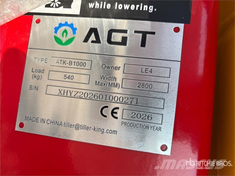 AGT ATK-B1000 Vehicle Lift (Unused) 건설 장비 - 기타