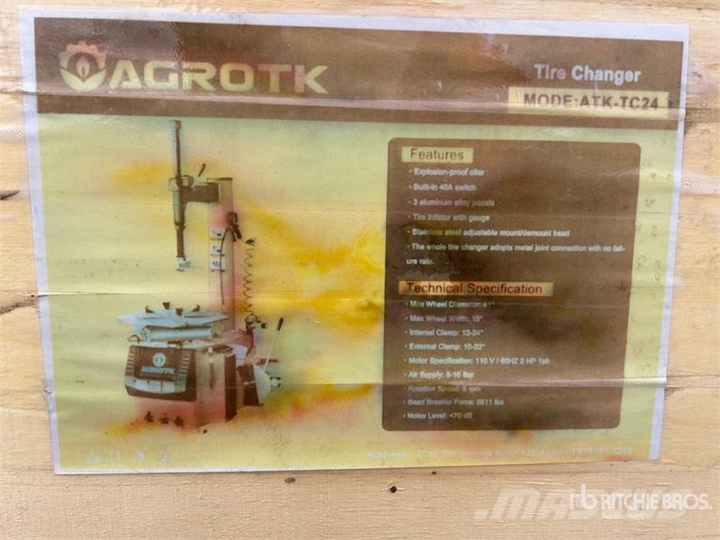 AGT ATK-TC24 Tire Changer (Unused) 其他