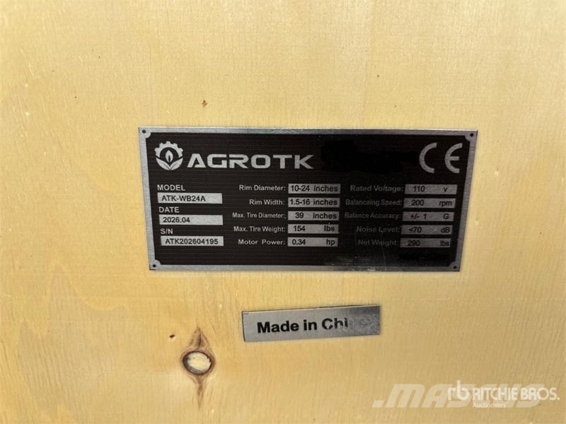 AGT ATK-WB24A Wheel Balancer (Unused) その他部品