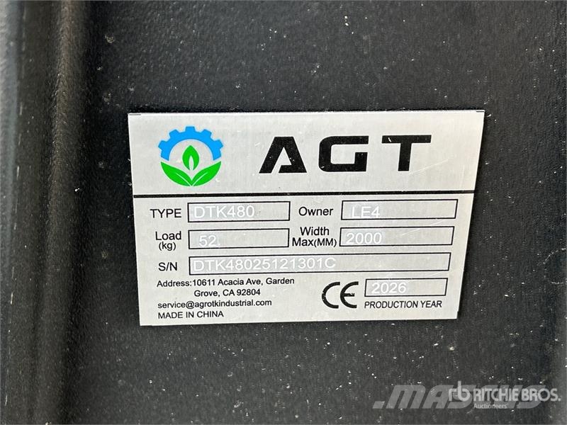 AGT DTK480 Diesel Fuel Tank Polttoaine- ja lisäainesäiliöt