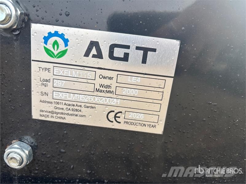 AGT EXFLM115 45 in Excavator Flail Mower (Unused) Segadeiras