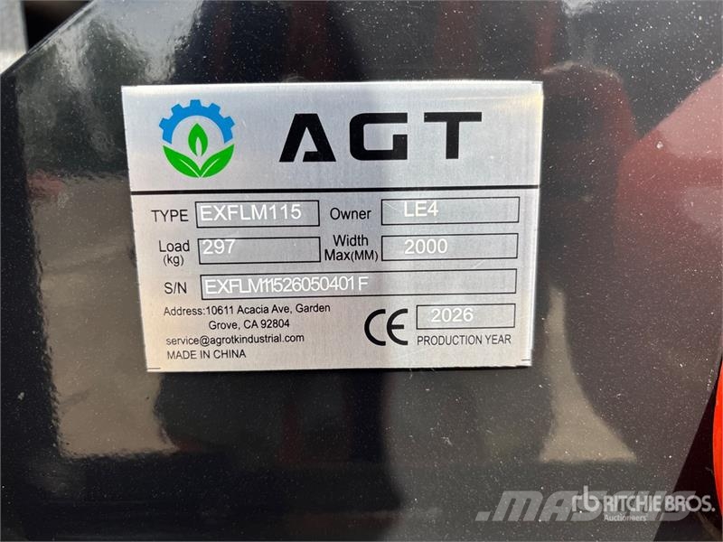 AGT EXFLM115 45 in Excavator Flail Mower (Unused) Косилки