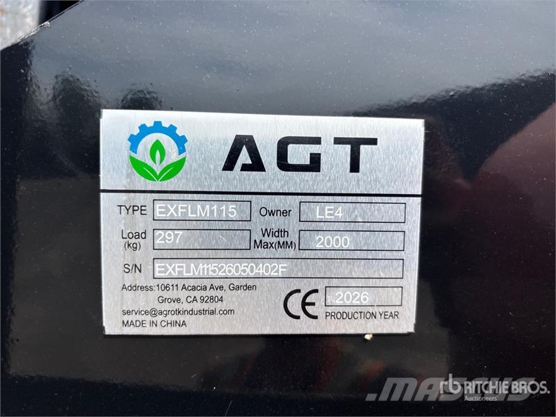AGT EXFLM115 45 in Excavator Flail Mower (Unused) Косилки