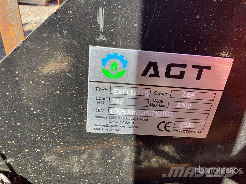 AGT EXFLM115 45 in Excavator Flail Mower (Unused) Falciatrici