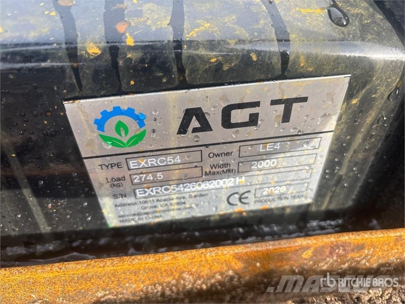 AGT EXRC54 Excavator Brush Cutter - Fits Cat 308 / 3 - Други компоненти