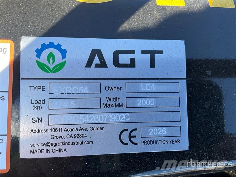 AGT EXRC54 Excavator Brush Cutter - Fits Cat 308 / 3 - Otros componentes