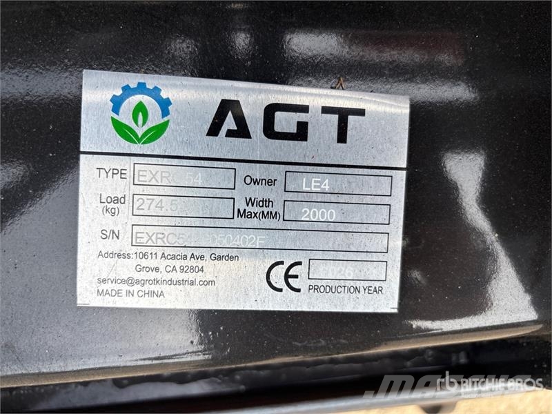 AGT EXRC54 Excavator Brush Cutter - Fits Cat 308 / 3 - その他部品