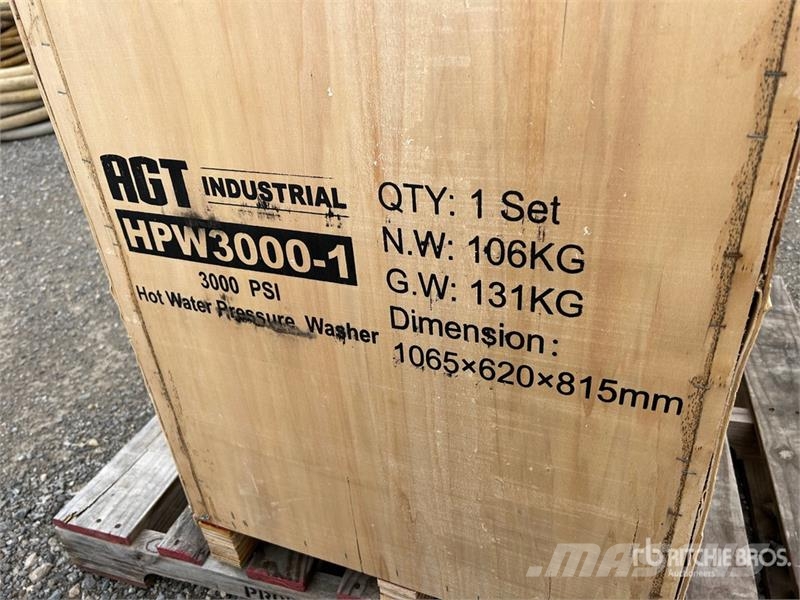 AGT HPW3000-1 Pressure Washer (Unused) Lagedrukreinigers