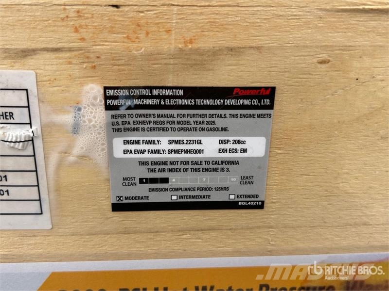AGT HPW3000-1 Pressure Washer (Unused) Lagedrukreinigers