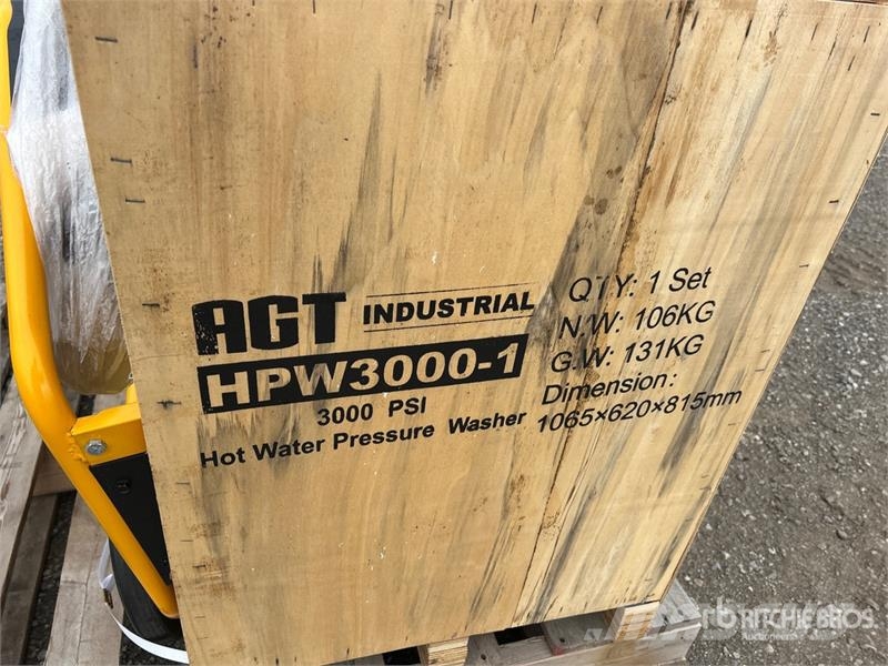 AGT HPW3000-1 Pressure Washer (Unused) Lagedrukreinigers