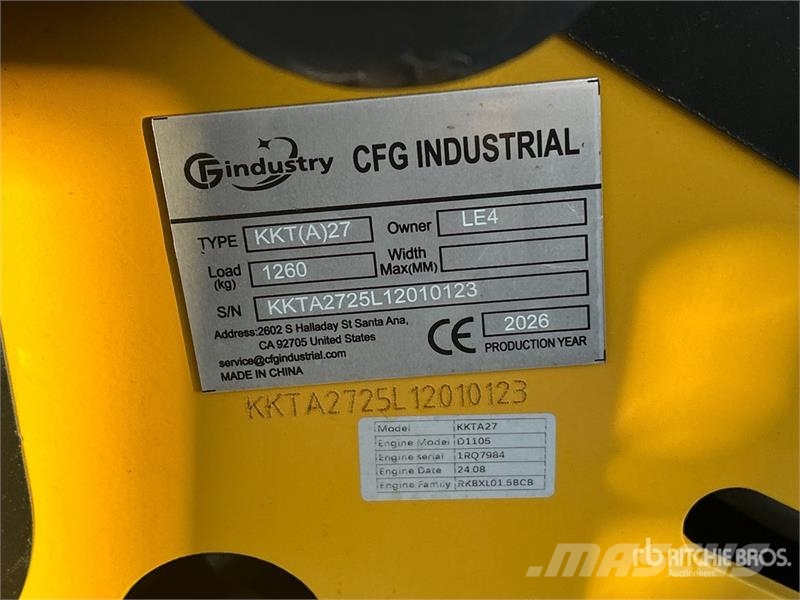 AGT KKT(A)27 Mini Compact Track Loader (Unused) Minilæsser - skridstyret
