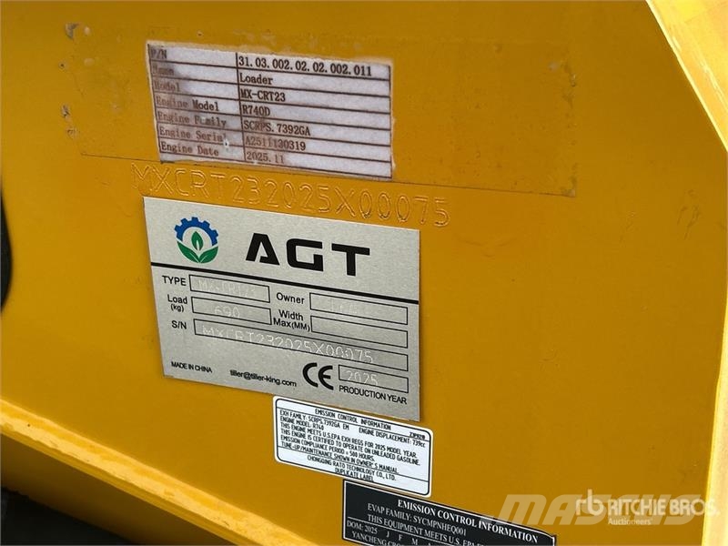 AGT MX-CRT23 Mini Compact Track Loader (Unused) Kompaktlaadurid