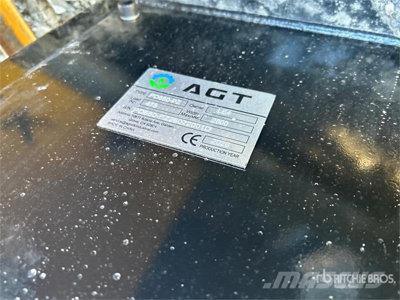 AGT PD680-PZ Skid Steer Post Driver (Unused) Fencing equipment