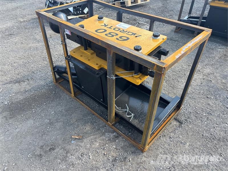 AGT PD680-PZ Skid Steer Post Driver (Unused) Fencing equipment