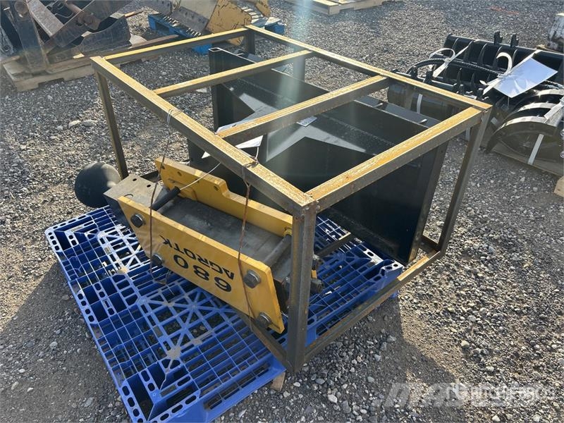 AGT PD680-PZ Skid Steer Post Driver (Unused) Fencing equipment