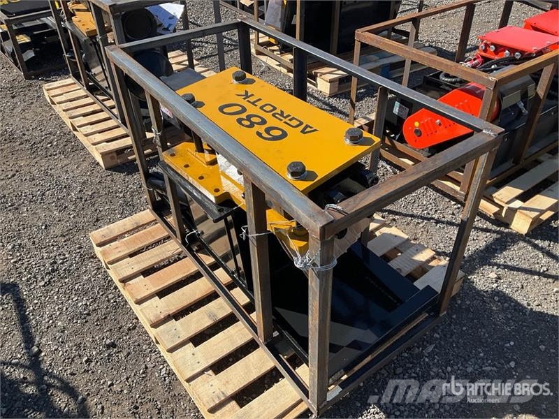 AGT PD680-PZ Skid Steer Post Driver (Unused) Fencing equipment