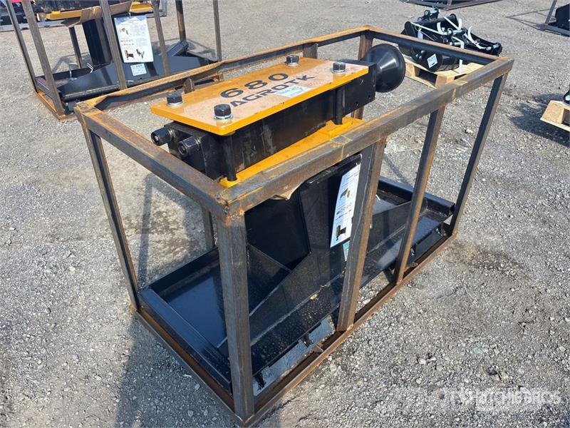 AGT PD680-PZ Skid Steer Post Driver (Unused) Fencing equipment