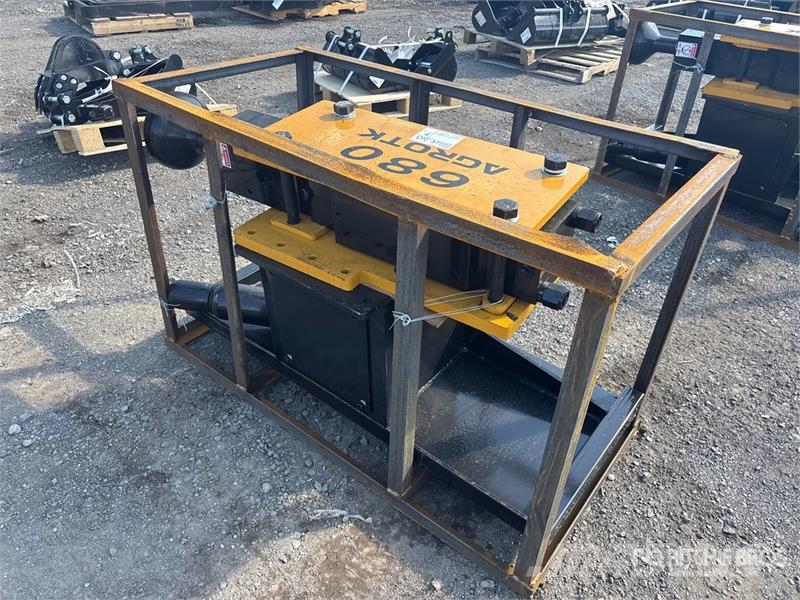 AGT PD680-PZ Skid Steer Post Driver (Unused) Fencing equipment