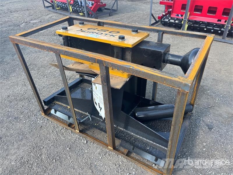 AGT PD680-PZ Skid Steer Post Driver (Unused) Fencing equipment