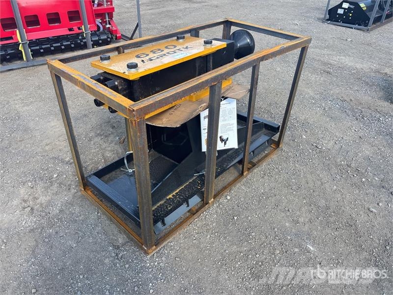 AGT PD680-PZ Skid Steer Post Driver (Unused) Fencing equipment