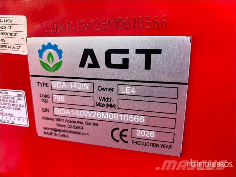 AGT SDA-140W Mini Wheel Loader (Unused) لوادر بعجل