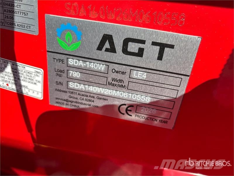 AGT SDA-140W Mini Wheel Loader (Unused) لوادر بعجل