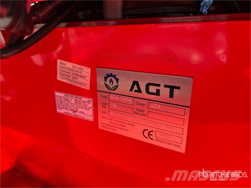 AGT SDA-140W Mini Wheel Loader (Unused) Chargeuse sur pneus