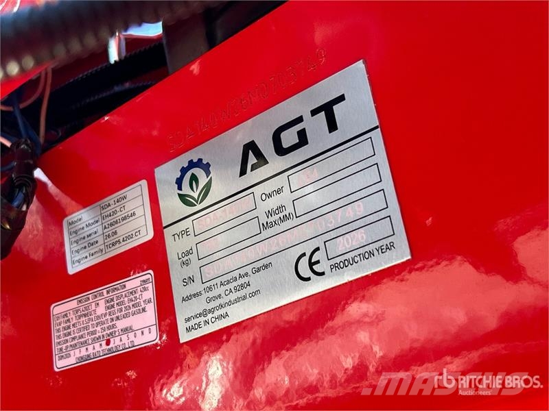 AGT SDA-140W Mini Wheel Loader (Unused) Læssemaskiner på hjul
