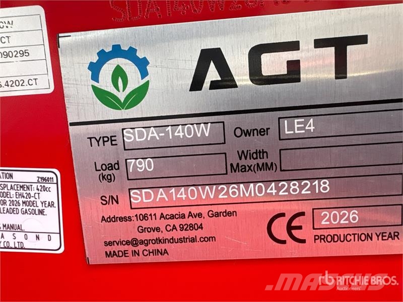 AGT SDA140W Mini Wheel Loader (Unused) Wheel loaders