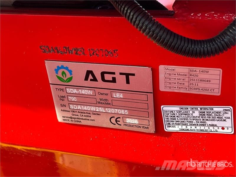 AGT SDA140W Mini Wheel Loader (Unused) Hjullastere