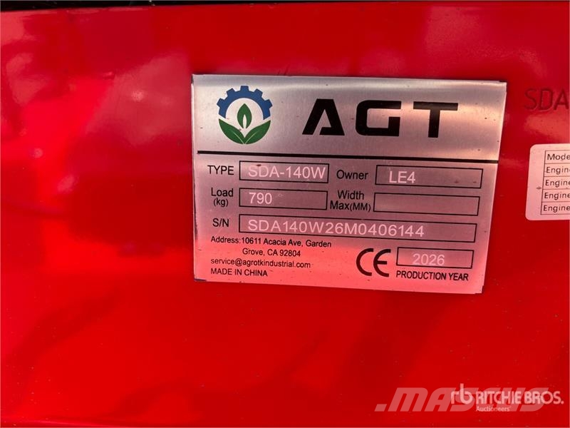 AGT SDA140W Wheel Loader (Unused) Wheel loaders