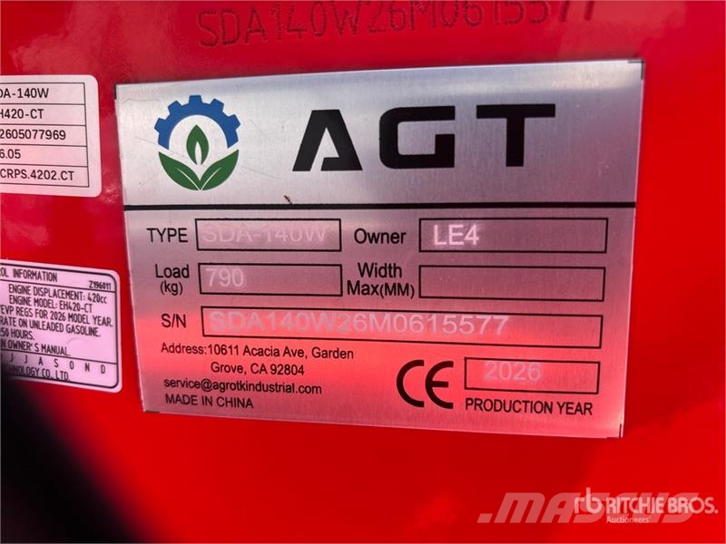 AGT SDA140W Wheel Loader (Unused) Cargadoras sobre ruedas