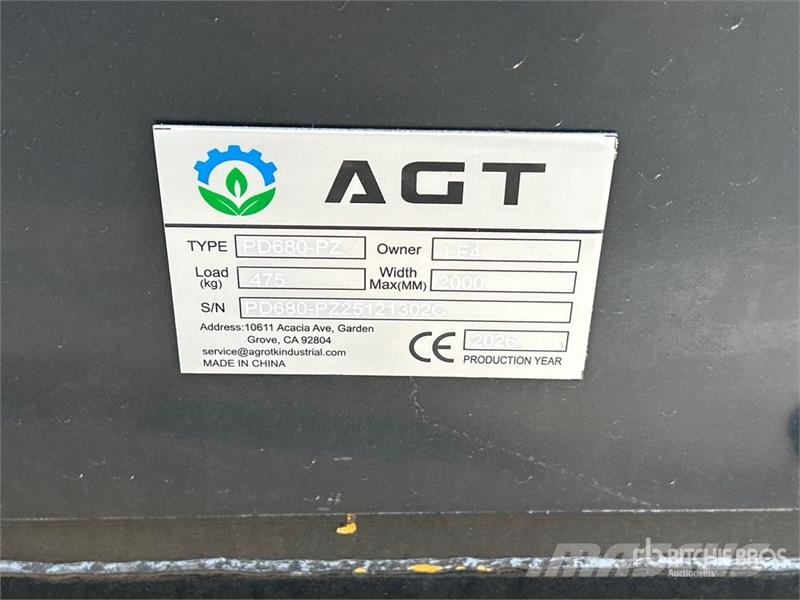 AGT Skid Steer Post Driver Oprema za ograje