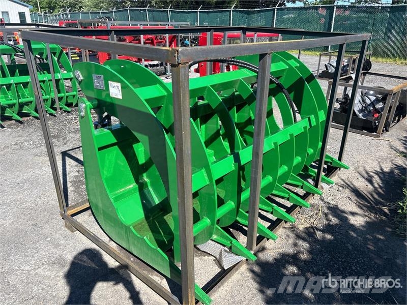 AGT SRR72 72 in Skeleton Skid Steer Grapple Bucket (Un Gribere