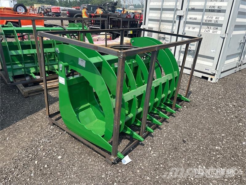 AGT SRR72 72 in Skeleton Skid Steer Grapple Bucket (Un Grijpers
