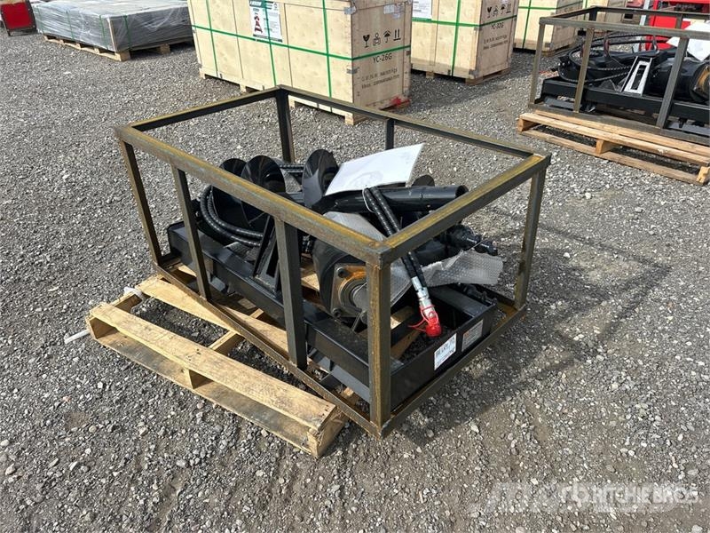 AGT SSECAG-Y 14 in 12 and 6 in Skid Steer Auger (Unuse مثاقيب