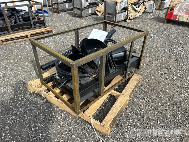 AGT SSECAG-Y 14 in 12 and 6 in Skid Steer Auger (Unuse مثاقيب
