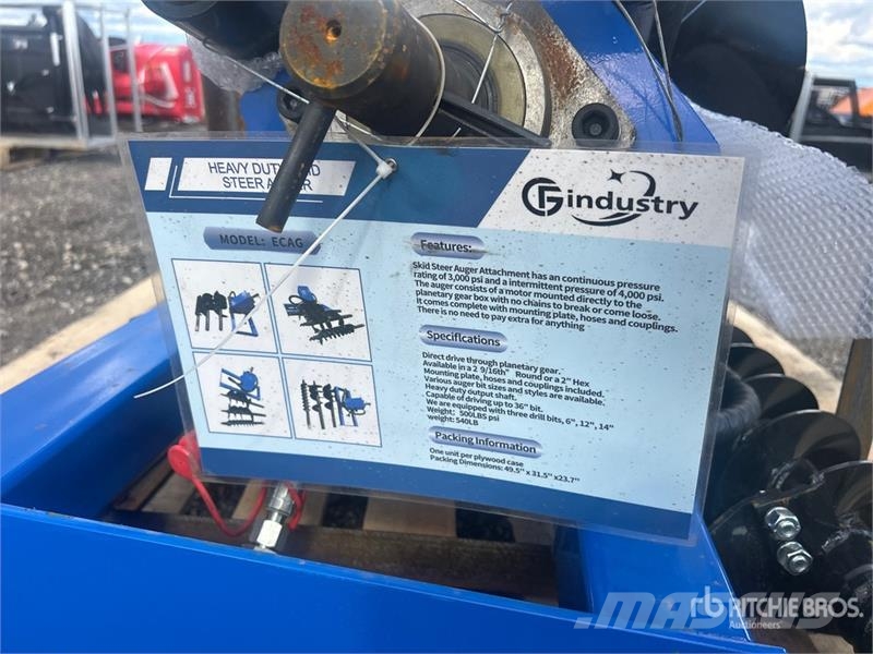 AGT SSECAG-Y Skid Steer Auger (Unused) مثاقيب