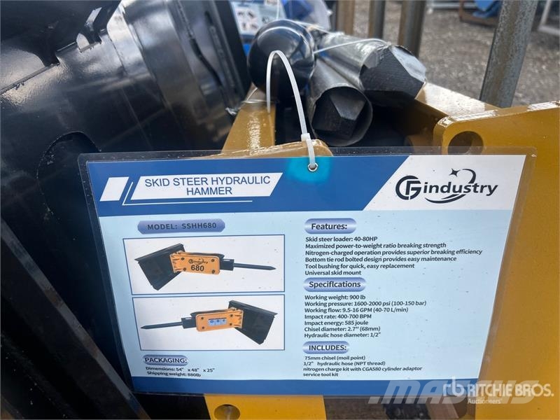 AGT SSHH680 Skid Steer Breaker (Unused) Hammers / Breakers