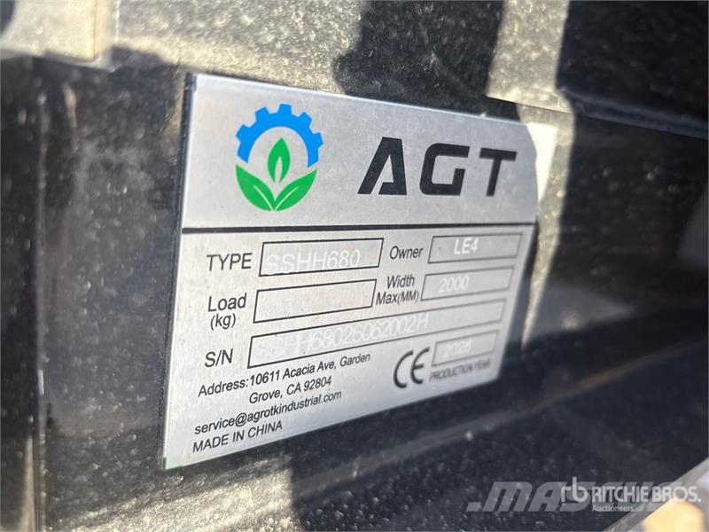 AGT SSHH680 Skid Steer Breaker (Unused) Čekići