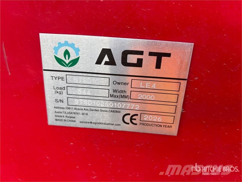 AGT STSD10 3-Point & Skid Steer Seeder (Unused) Semeadoras